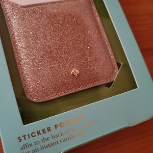 kate spade Accessories - Kate Spade Rose Gold Glitter Sticker Wallet -BNIB kate spade Accessories - Kate Spade Rose Gold Glitter Sticker Wallet -BNIB